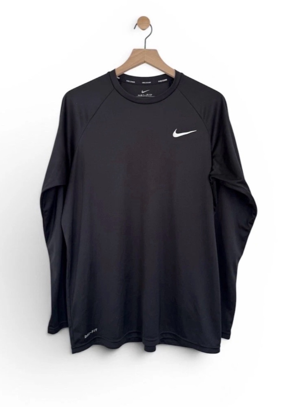 Nike Swim Hydroguard Essential Men’s Dri-FIT UV Long Sleeve Top Size L UPF40+